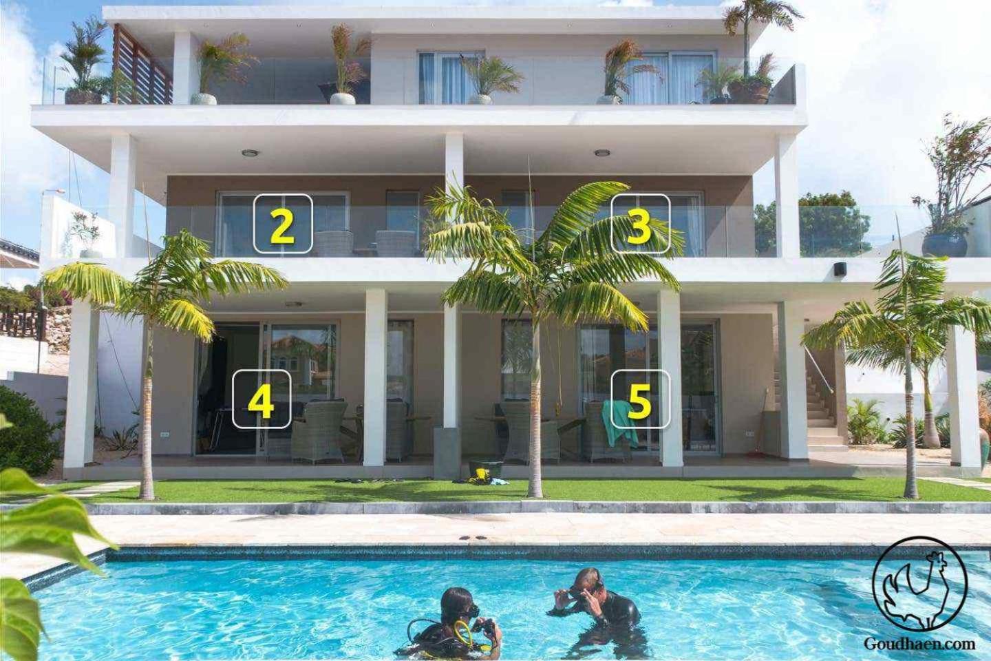 Goudhaen Luxury Private Apartments Jan Thiel Beach Ngoại thất bức ảnh